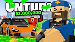 I MADE MILLIONS AS A FAKE COP IN LIFE RP! (Unturned Life RP #96)