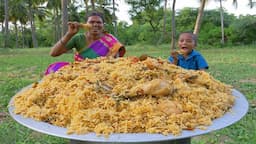 CHICKEN BIRYANI | Chicken Vadi Biryani Recipe | Dum Biriyani in Village Style | Side Dish Recipes