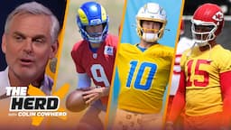 Herbert, Stafford, Mahomes, Lamar highlight Colin's Top 10 most valuable QBs | NFL | THE HERD