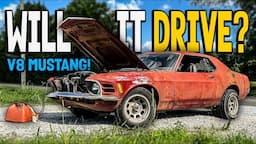 ABANDONED 1970 V8 Mustang - Will It Drive After Decades? Part 2