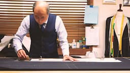 Korean bespoke suit manufacturing process/100%handmade suit/Craftsman with over 400 years of total