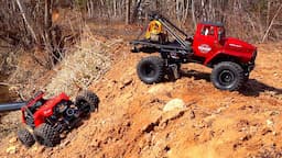 TRiPLE THREAT - Offroad Vehicle Recoveries - "DUAL-cifer" Tow Truck | RC ADVENTURES