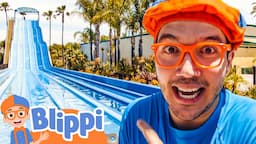 🌊 Blippi Explores a Water Park! 🌊 | @Blippi | 🔤 Moonbug Literacy 🔤