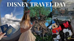 TRAVEL DAY VLOG: pack & fly with me to Disney World ✈️✨🏰