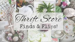 Upcycled Home Decor Ideas for SPRING! Thrift Store Finds!