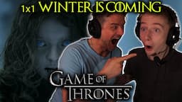 Winter is Coming | GAME OF THRONES [1x1] (SON FIRST TIME WATCHING REACTION)