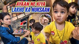 AYAAN NE KIYA LAKHO KA NUKSAAN || MALIK KIDS