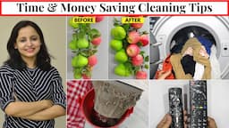 Time Saving Home & Kitchen Cleaning Tips / Hacks | Habits for Clean & Organized Kitchen | UrbanRasoi