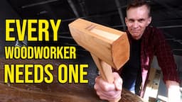 This dead blow mallet is efficient and won't damage wood surfaces