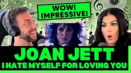 SHE ABSOLUTELY CRUSHED THIS! First Time Hearing Joan Jett - I Hate Myself For Loving You Reaction!