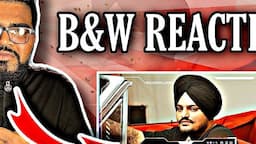 B&W (Official Audio) | Sidhu Moose Wala | The Kidd | Moosetape (REACTION)