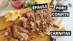 ÉPAULE DE PORC CONFITE 🐷 les tacos carnitas la petite bette