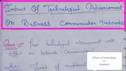 The Impact of technology on Communication || Effect of technology on business communication #mba