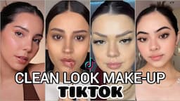 💄 Trying The Trendy " CLEAN MAKE-UP LOOK " ♡ TIKTOK Compilation