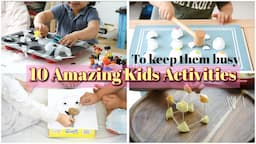 10 Simple Amazing KIDS ACTIVITY IDEAS to keep them entertained | 2+ years CHILDREN ACTIVITIES