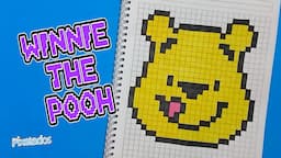 COMO DIBUJAR A WINNIE THE POOH PIXEL ART - PIXELADOS