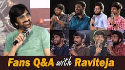 Fans Q&A with Mass MahaRaja Raviteja | Tiger Nageswara Rao | Friday Poster