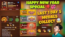 Champions Parh 9 medals Collect 🤯 |  Happy New year 🎊 Special 🎈| Carrom Pool | Gaming Nazim