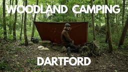 24 hours woodland wild camping in Kent: paddleboarding the River stour