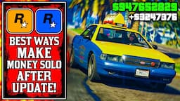 This is OVERPOWERED.. BEST WAYS To Make Money SOLO After UPDATE in GTA Online! (GTA5 Fast Money)