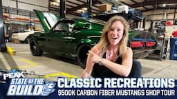 Classic Recreations’ Half-a-Million Dollar Carbon Fiber Mustangs! | State of the Build | PEAK Auto