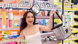 I BOUGHT EVERY VIRAL LIP PRODUCT 💋 HUGE haul + ranking