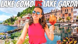 WHICH IS BEST? LAKE COMO AND LAKE GARDA TRAVEL GUIDE! 🇮🇹 (Bellagio, Malcesine, & more)