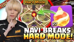 NAVI is BREAKING Hard Mode with FIREBALL! (especially Klaus and Kazuma) Clash of Clans