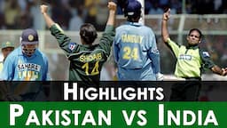 Pakistan vs India | Tendulkar  vs Shoaib Akhtar | 1st ODI Highlights | PCB |  MA2E