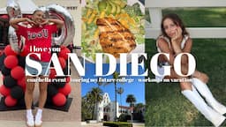 *exciting* WEEKEND IN SAN DIEGO: coachella event, workouts, touring SDSU + meeting my roommates?!