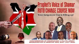 RUTO CHANGE COURSE NOW, YOUR JUDGEMENT CUP IS FILLING UP!