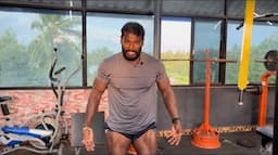 Building strong உ basement week ஆ 😆 Leg workout beginners vs Rajabaron 🏋️‍♂️