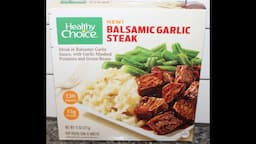 Healthy Choice: Balsamic Garlic Steak Review