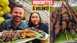 BARBECUE CAMBODGIEN : BROCHETTES à VOLONTÉ !!