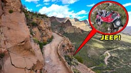 SCARIEST Road in Arizona...Don't Look Down! "Fish Creek Hill" Apache Trail aka SR 88