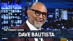 Dave Bautista Talks Wrestling in the WWE and Working with Samuel L. Jackson | The Tonight Show