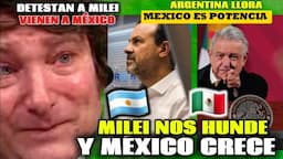 MÉXICO PONE LA MUESTRA A ARGENTINA!! argentinos RECONOCEN q MÉXICO es POTENCIA ! Milei los HUNDIÓ