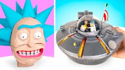 Fun Rick and Morty Crafts || Unusual Cardboard Crafts With Popular Characters!