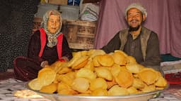 Old Lovers in The Cave: Cooking Pani Puri Recipe || Village Life Afghanistan