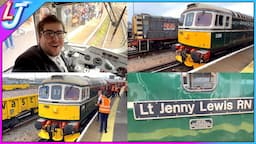 I Went into The Cab of A Class 33 Rail Tour At Eastleigh