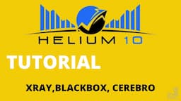 Helium 10 Tutorial! Web Hosting ( X-Ray, Cerebro, Blackbox ) | Amazon FBA Product Research 2022