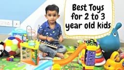 Best toys for 2 to 3 year old kids in India |2 se 3 saal ke bacho ke khilone| Learning toys for kids