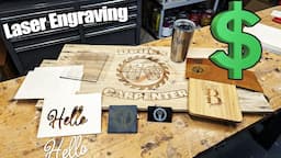 10 Way to Make Money Off an Entry level Laser Engraver! - Longer Ray5 10W