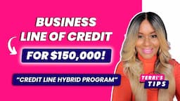 NEW Business Line of Credit for Up to $150,000! Credit Line Hybrid Program! Qualify for EIN Credit!