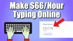 Get Paid $66.00 Per Hour Typing Online 2024 (FREE)! | ONLINE TYPING JOBS - How to Make Money Online