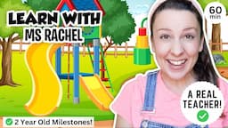 Toddler Learning Video with Ms Rachel | 2 Year Old Milestones, Speech & Social Skills for Toddlers