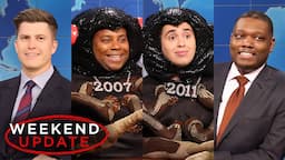 Weekend Update ft. Kenan Thompson, Marcello Hernández and Season 49 Finale Joke Swap - SNL