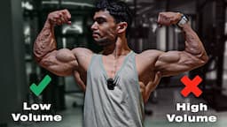 Low Volume Vs High Volume Training for Muscle building