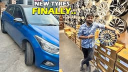 CHANGED My i20 TYRES at CRITICAL Condition !! Branded TYRES AT LOWEST PRICE in CHENNAI || Raja Tyres