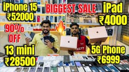 Biggest iPhone Sale Ever 🔥| Cheapest iPhone Market  | Second Hand Mobile | iPhone15 Pro iPhone 14